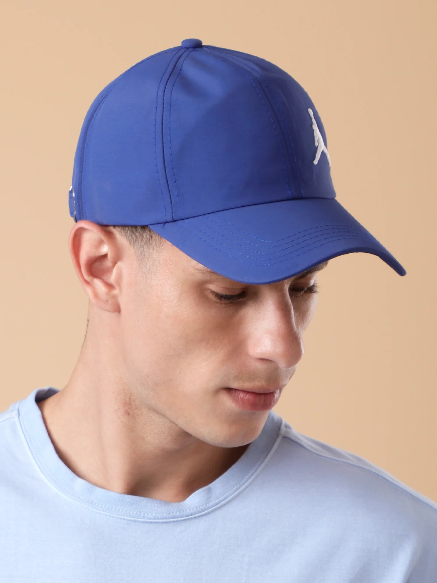 Royal Blue Baseball Cap – Iconic Streetwear Essential - Image 3