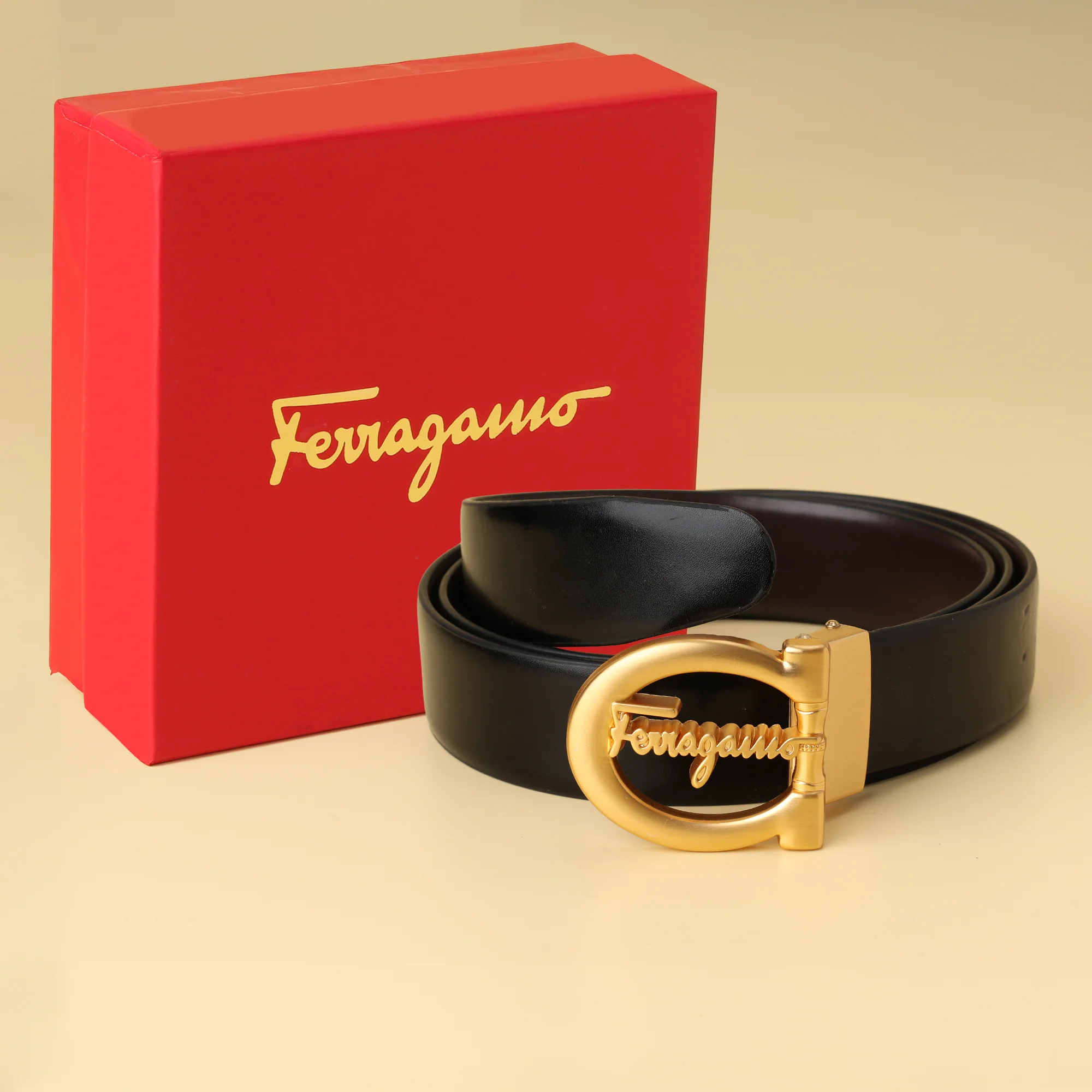 Signature Gold Buckle Belt - Image 2