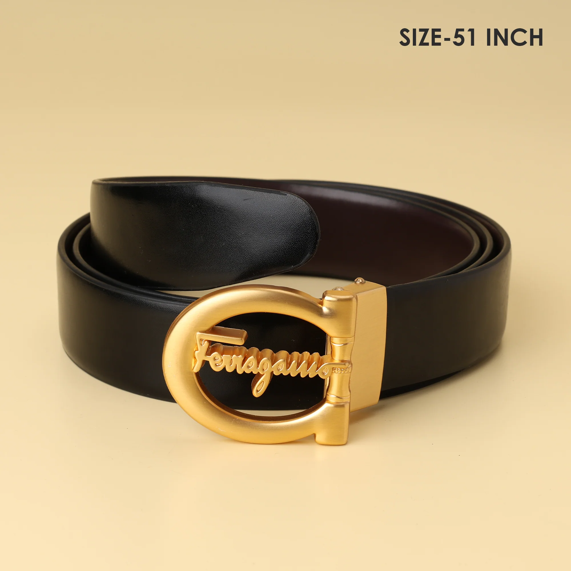 Signature Gold Buckle Belt - Image 3