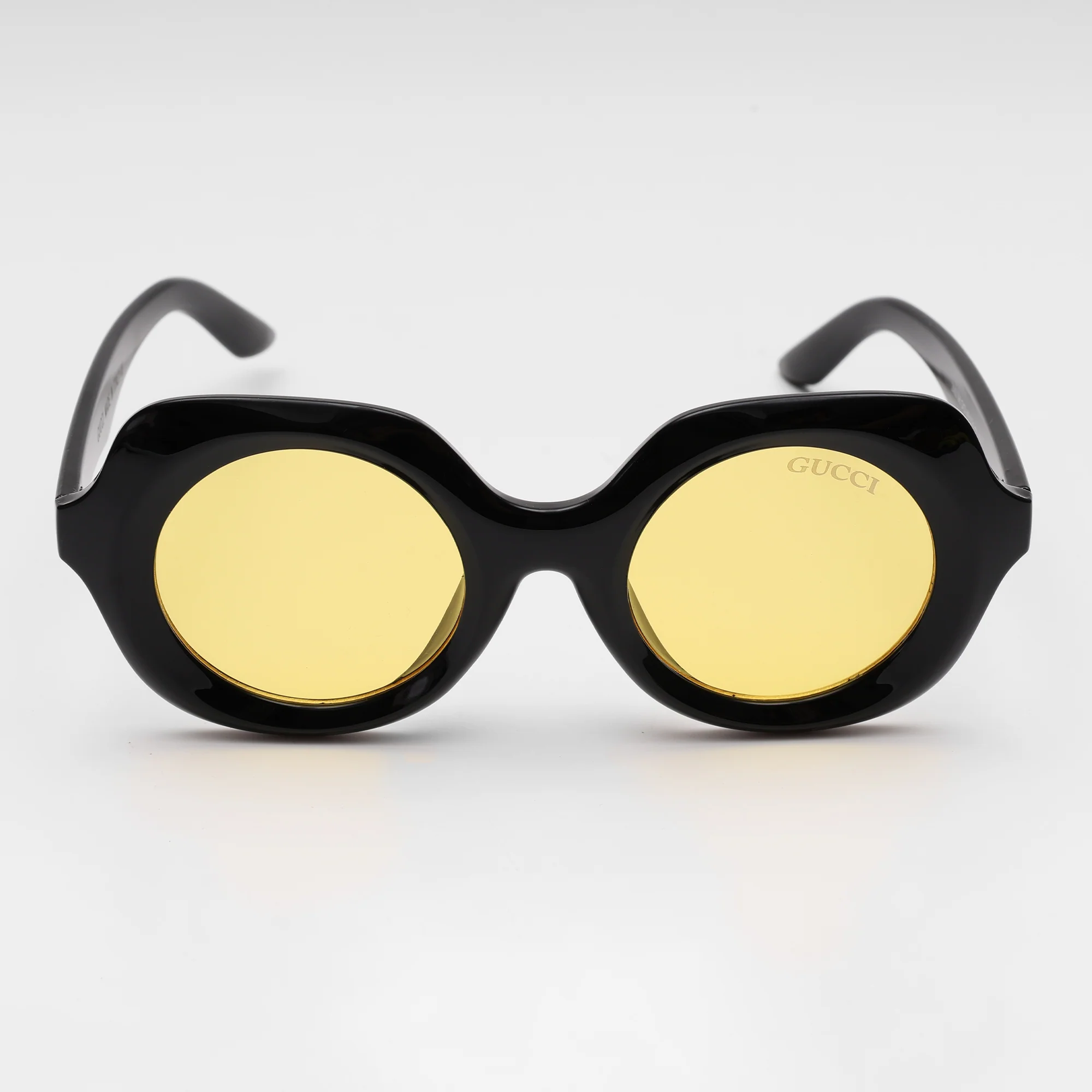 Signature Round Sunglasses in Smoky Crystal - Image 3