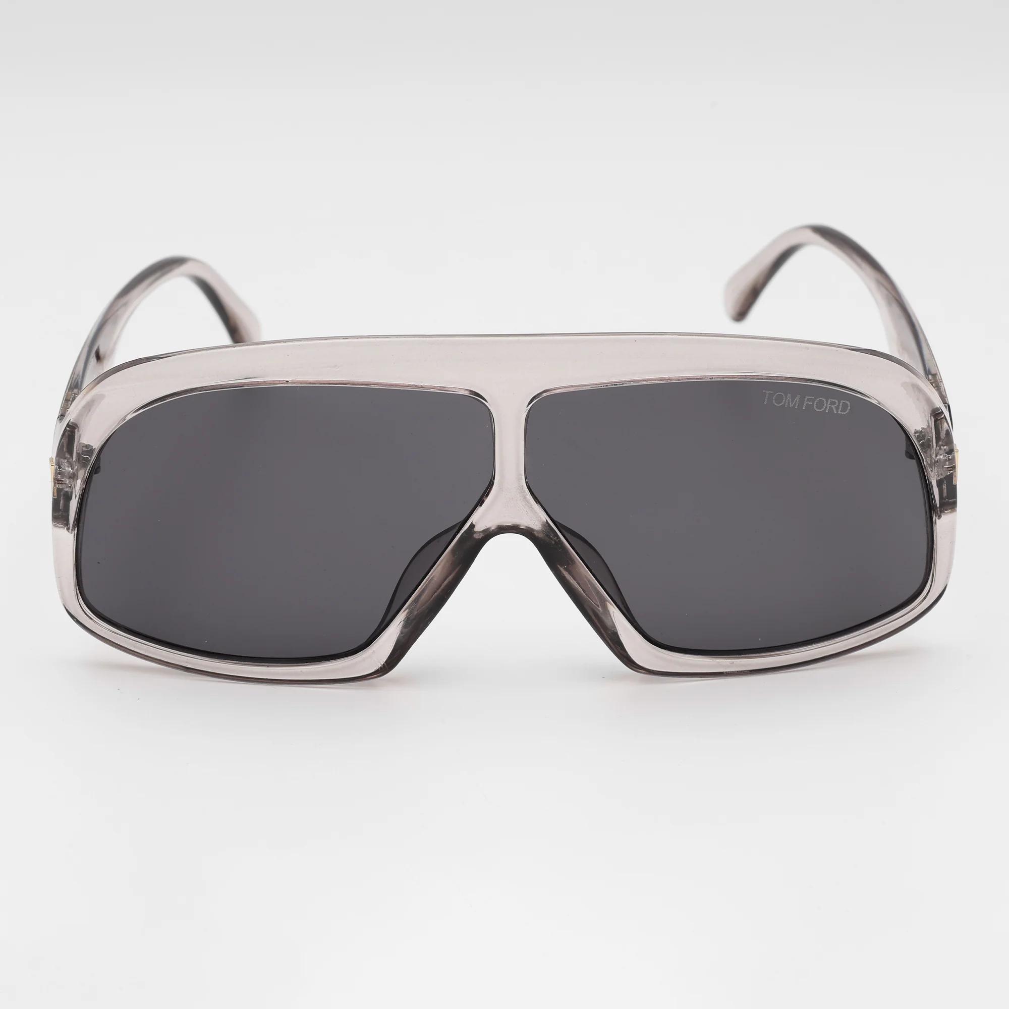 Smoke Crystal Shield Sunglasses - Image 5