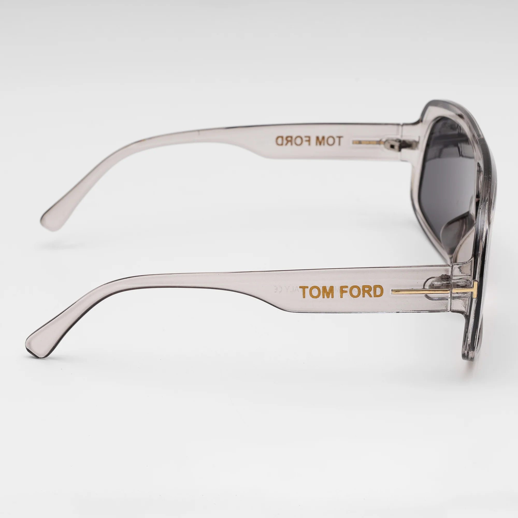 Smoke Crystal Shield Sunglasses - Image 6