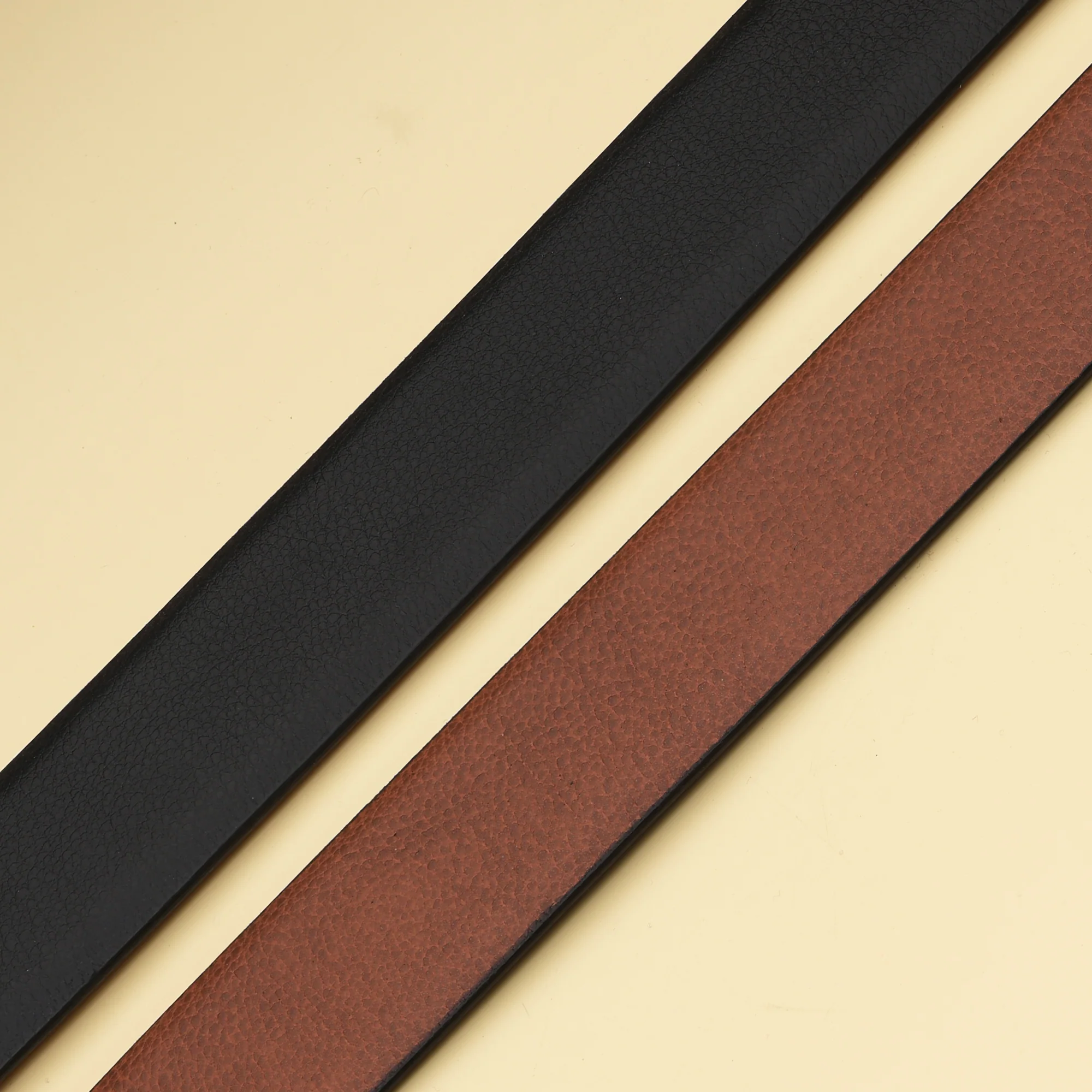 Tan Belt with Gold   buckle - Image 4