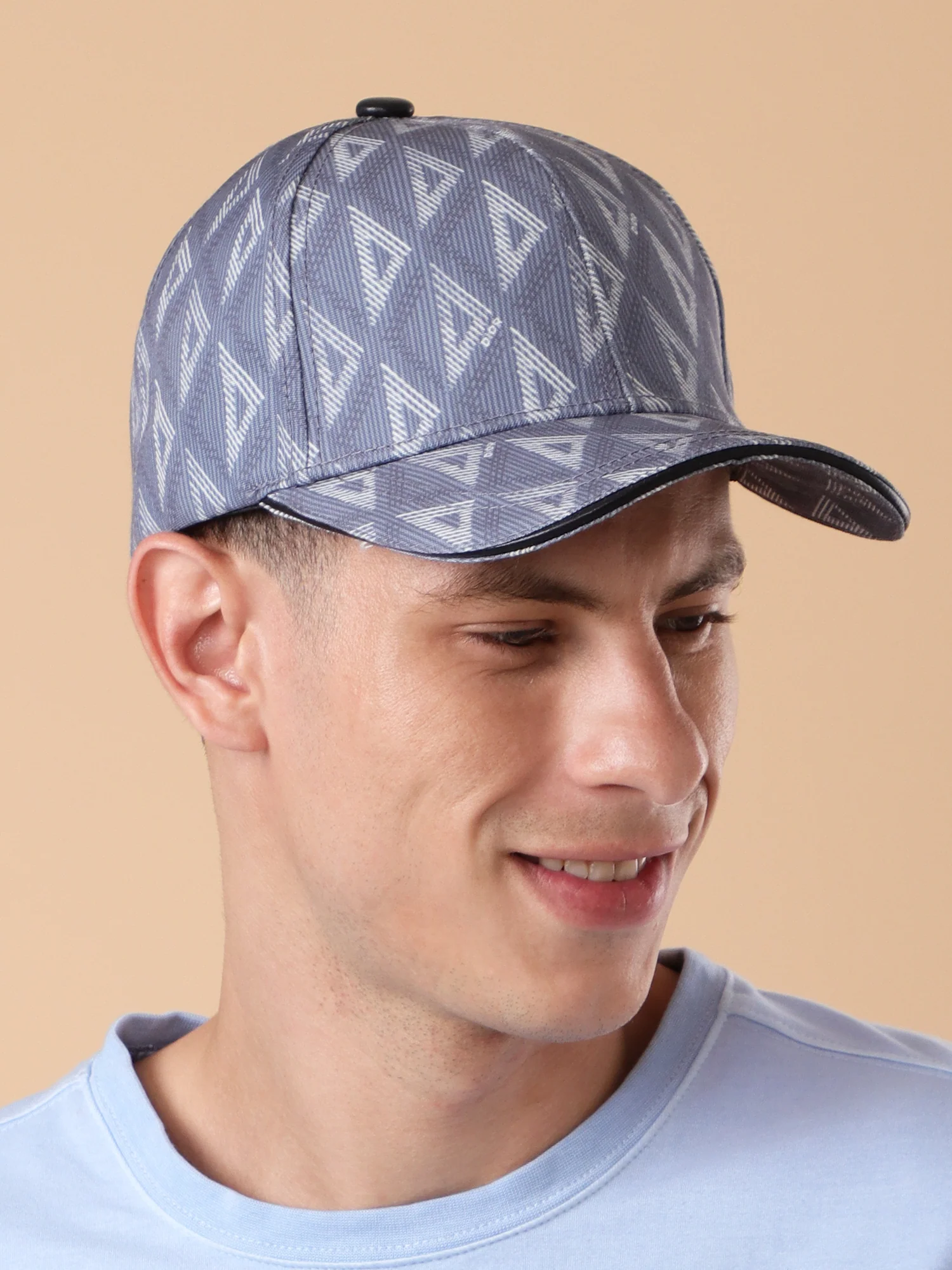 Trendy Dior Geometric Print Baseball Cap - Stylish & Modern - Image 3