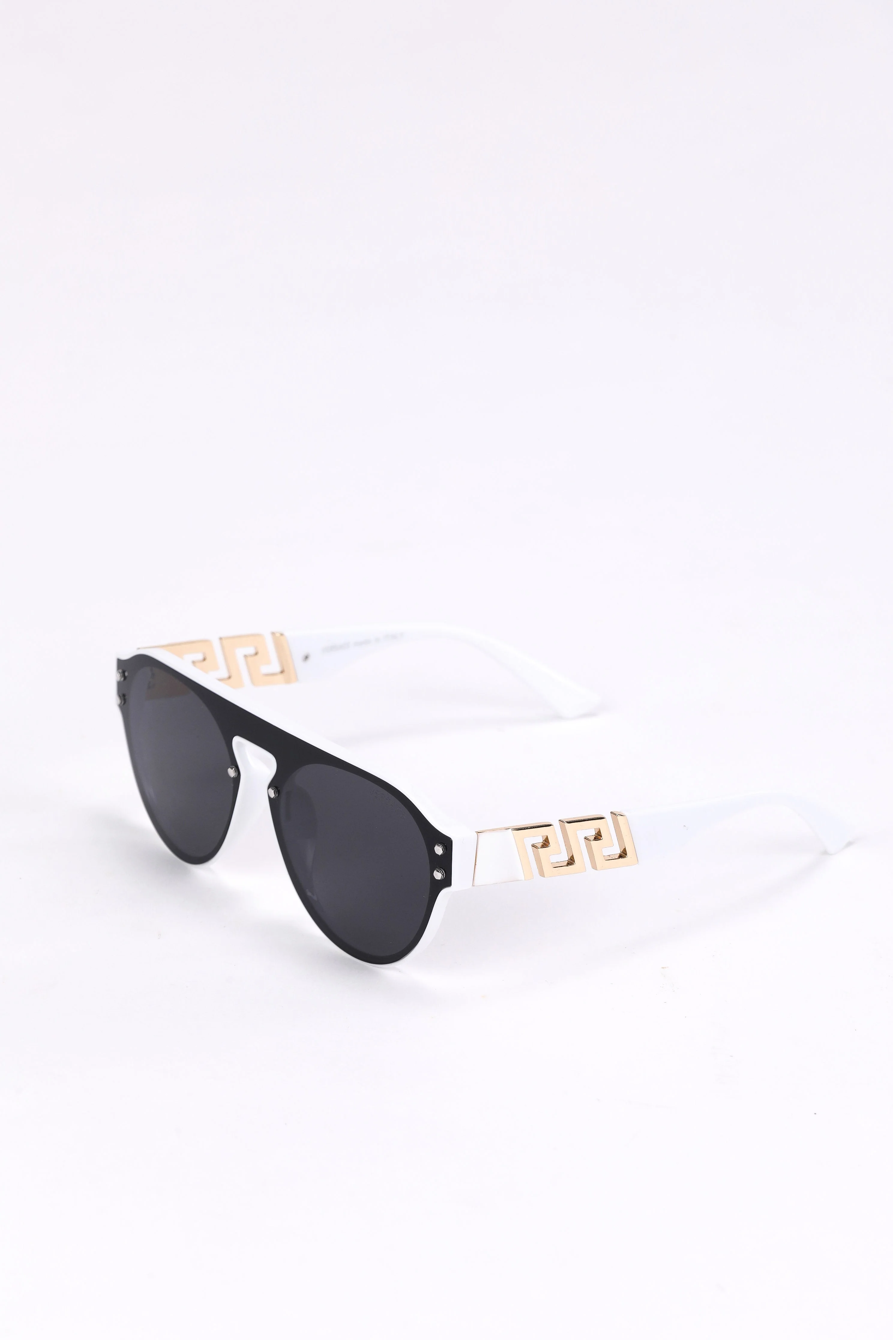 Versace Medusa Chain Aviator Sunglasses