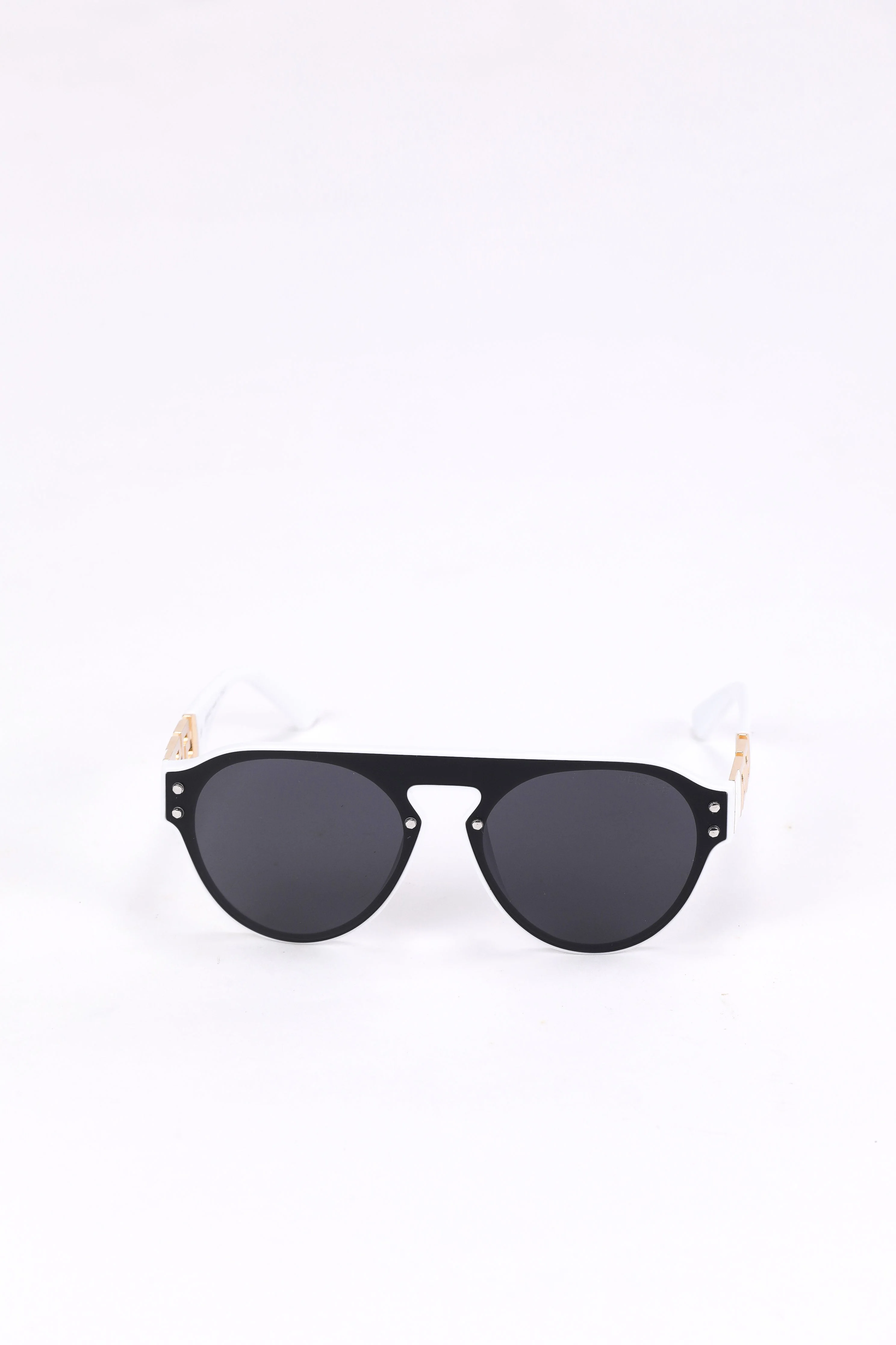 Versace Medusa Chain Aviator Sunglasses - Image 3