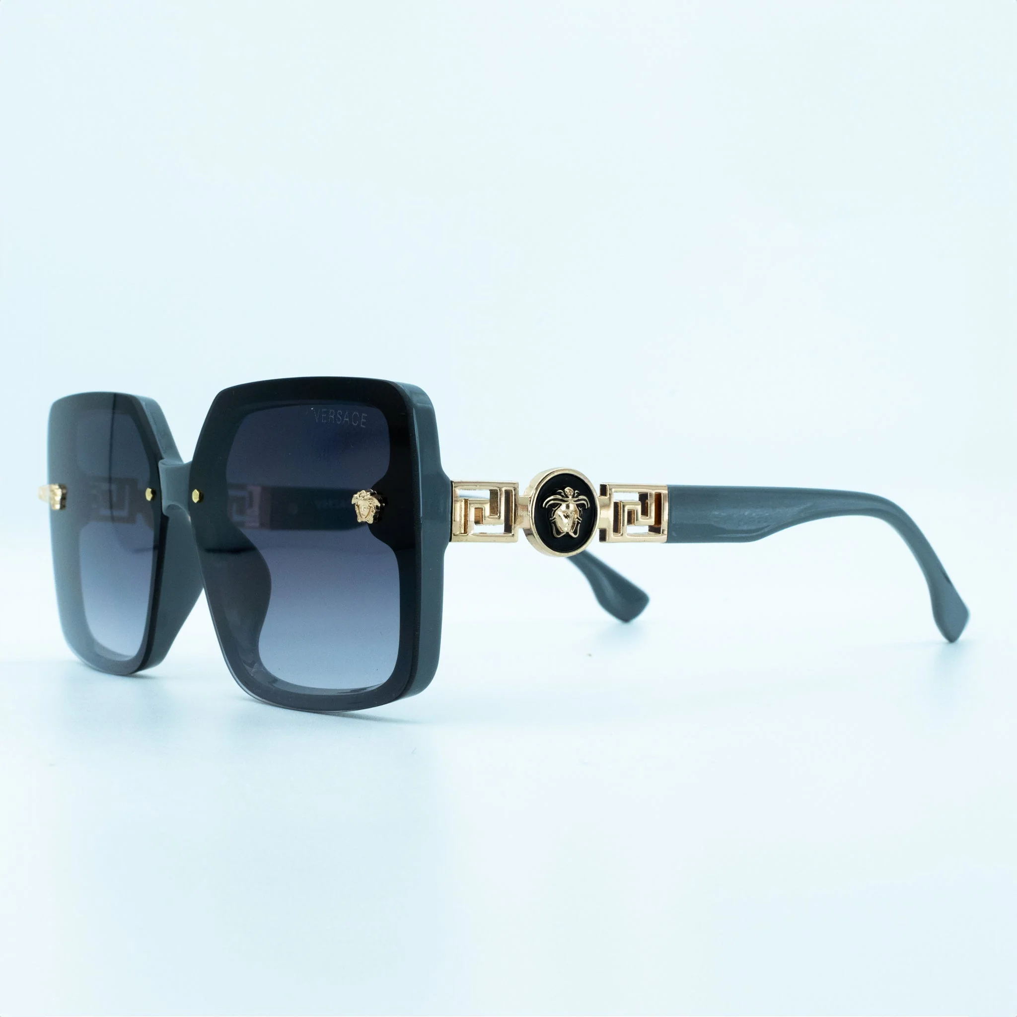 Versace Medusa Greca Square Sunglasses - Image 3