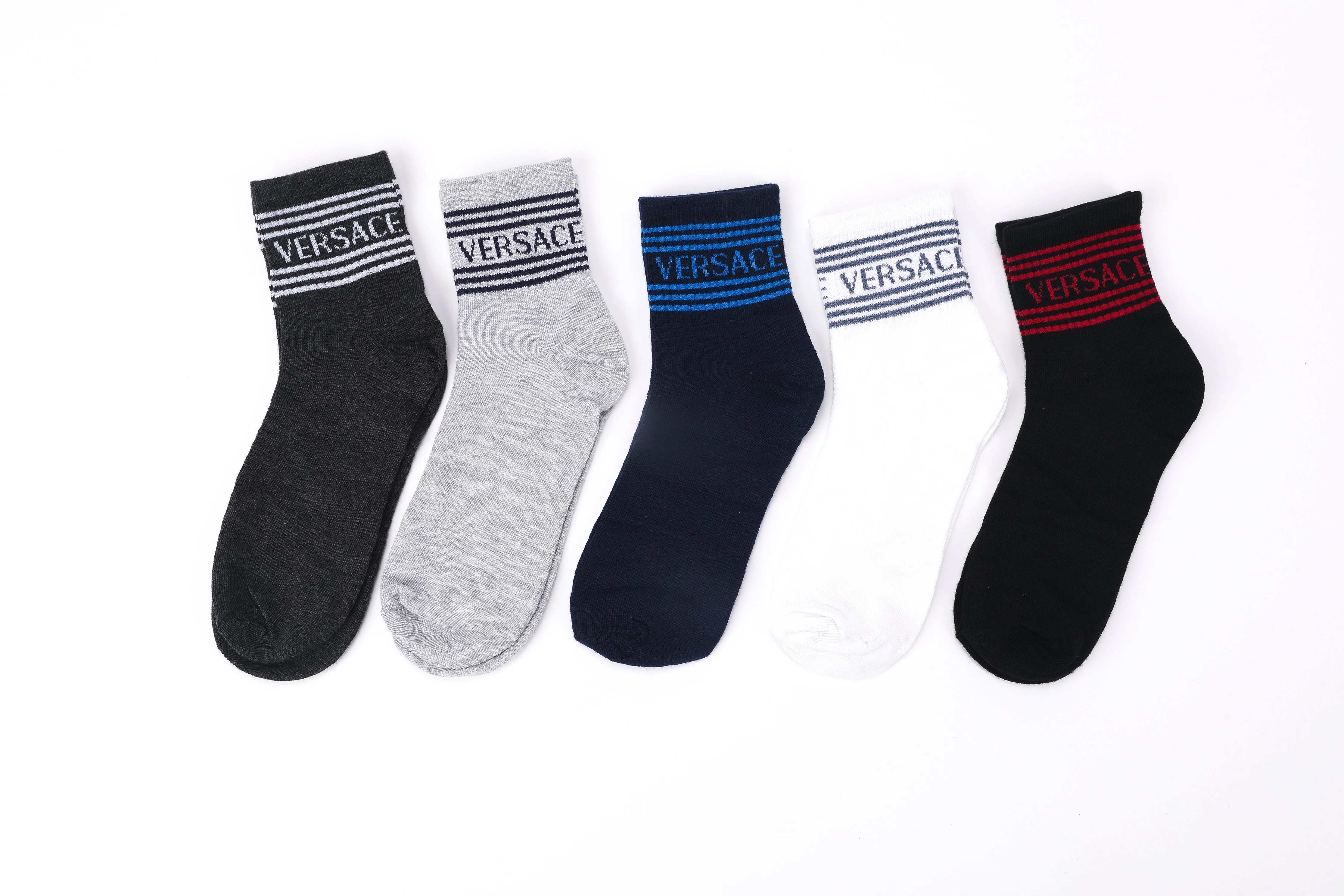 Versace Medusa Socks Set - Set of 5 - Image 3