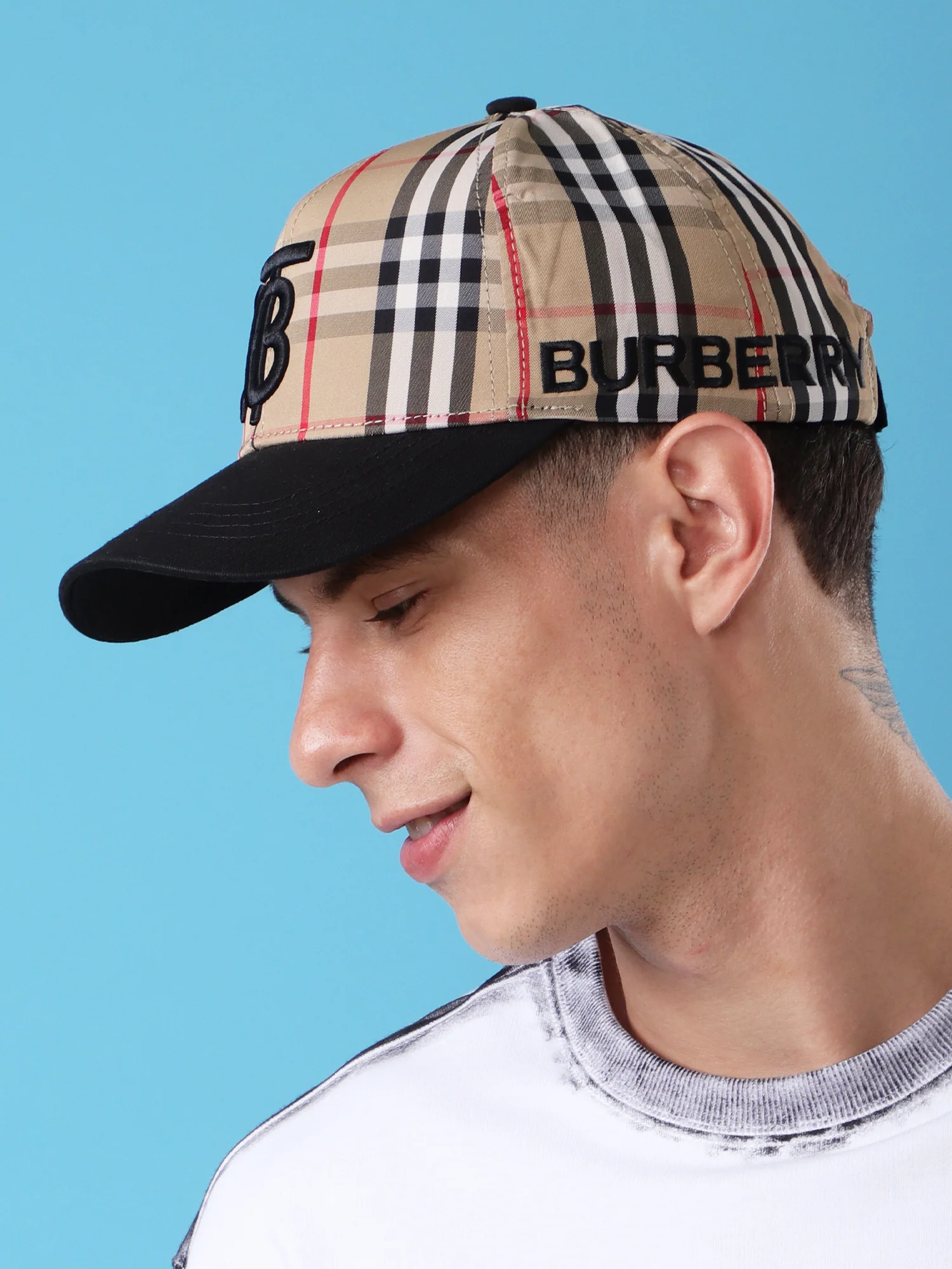 Vintage Check TB Logo Cap – Modern Heritage Edition” - Image 3