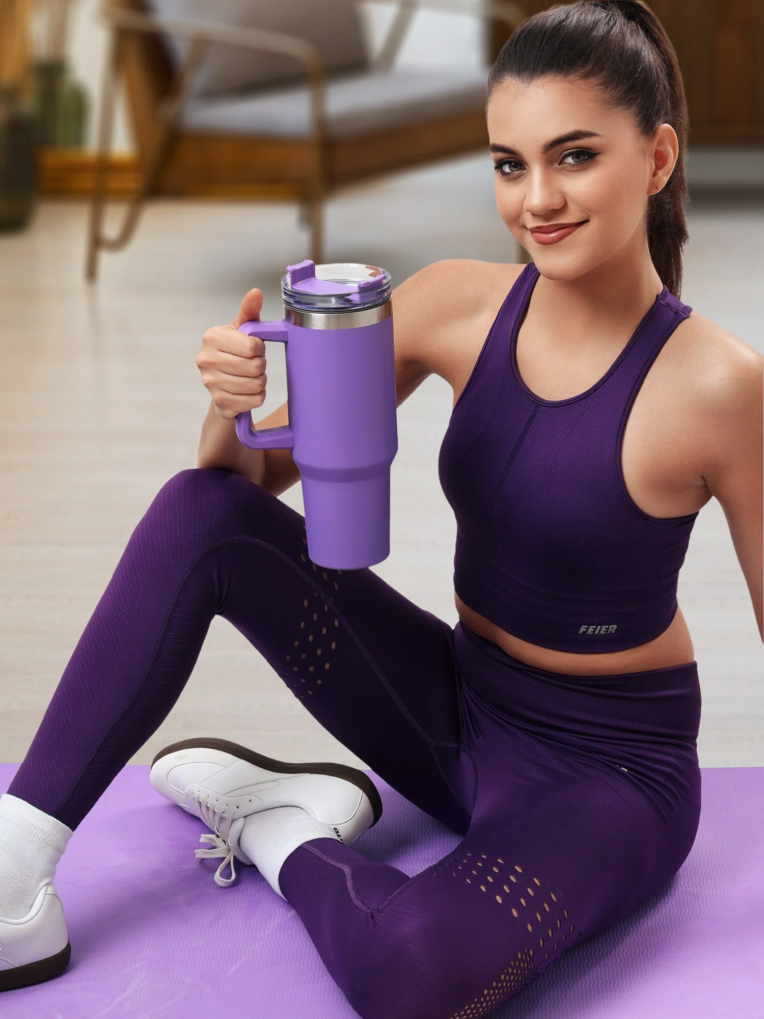 Violet Surge Travel Sipper - Image 4