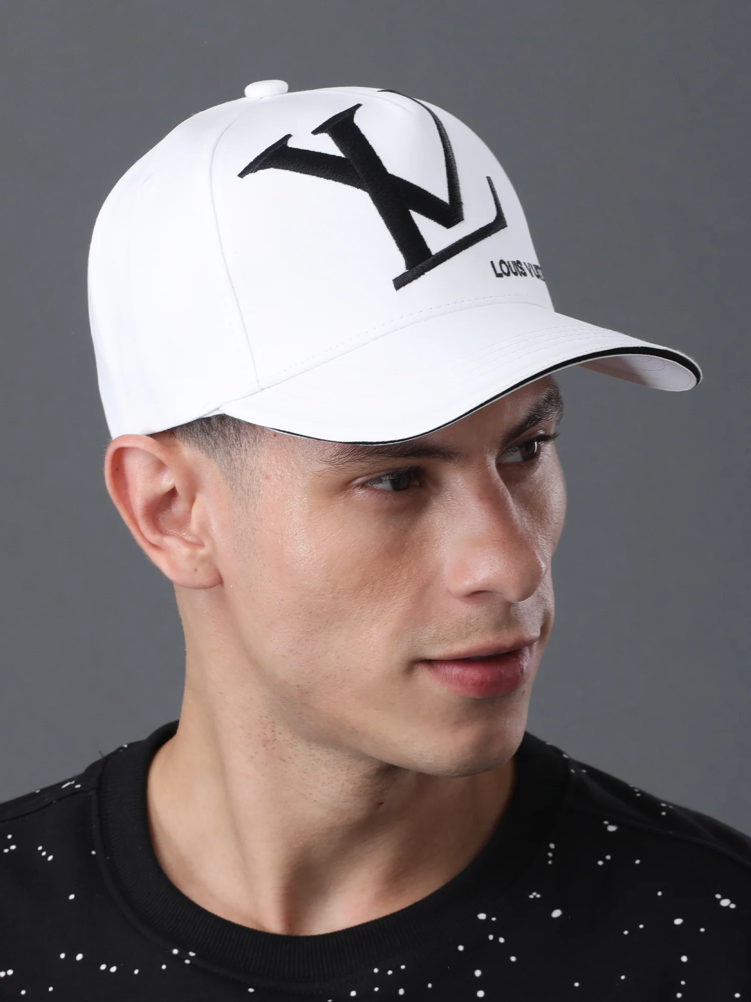 Vuitton Embroidered Logo Baseball Cap - Image 3