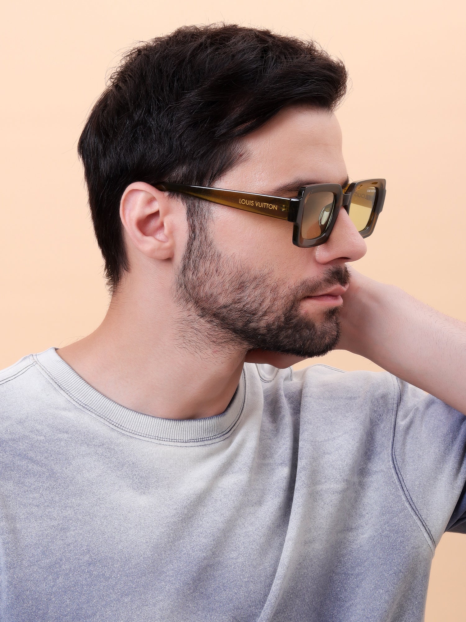 Vuitton Olive Square Sunglasses - Image 7